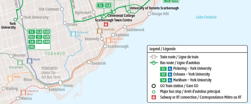 The only transit service that is currently in operation within the study area is 407 East Go Bus provided by Metrolinx.
