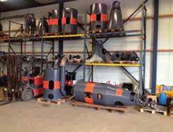 SPARES AND SERVICES After sales department: - Components with short delivery time - Complete package of spare