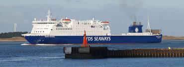 How about Sirena Seaways Going from Esbjerg to UK since 1875.