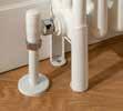 options (slip on feet, cast feet or wall brackets) all available from stock in white RAL 9010 for 3-5 working days delivery.