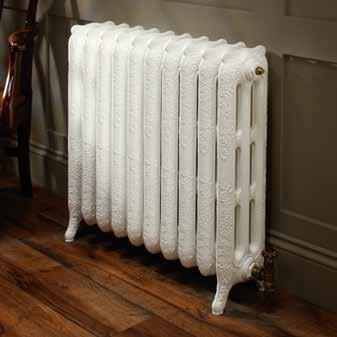 Traditional Cast Iron 10 Year Guarantee Year Guarantee Painted Cast Iron The epitome of traditional heating, cast iron radiators are a must for any period restoration; suitable for living rooms,