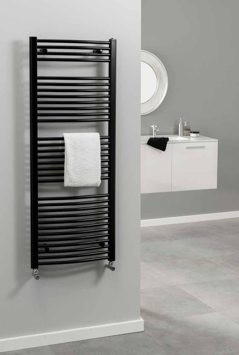 Our popular Poppy towel rail is now available in a choice of 25 of the most popular RAL colours delivered from stock in up to 15 working days.