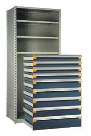 Modular The Rousseau Advantages Can be installed in over 35 brands of shelving on the market. Easy and quick hook-on assembly for most brands of shelving.
