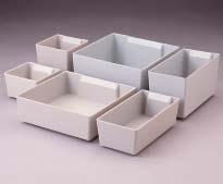 Modular Drawers Components & ccessories Partitions Plastic Bins ll drawers are furnished complete with a heavy duty roller bearing carriage, carriage rails, extruded aluminum pull with builtin label