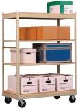 dditional Shelves Shelf it (Consists of 4 Beams and Deck Material) its for 36" and 48" Wide Carts use Single Rivet Beams W D H Particle Board Melamine Sold Per Single