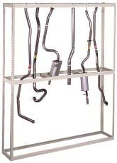 through the use of RivetRite Muffler Storage Units s with all RivetRite units, ease of assembly and access from all sides is standard ddon units utilize common Tee