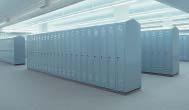 Lockers with Unit Slope Tops have sides with mitered top ends with a rise equal to 1/3 of the locker depth, plus longer backs that meet the rear edge of the slope top Unit slope tops are used in