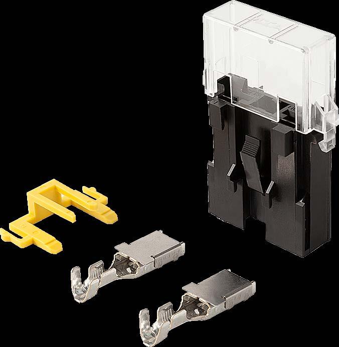 MAXI BLADE FUSE HOLDERS Individual fuse holders. Accepts maxi blade fuses.