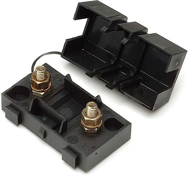 FH562 Individual fuse holder. Accepts midi fuses. The cable connections are made using the 2 x 5mm studs.