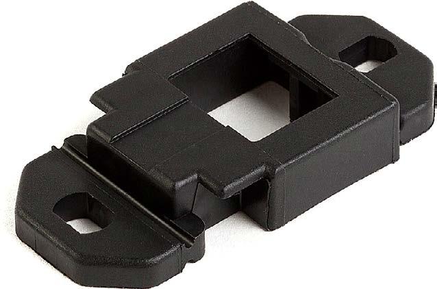 sizes: 10, 100. FH502P Fixing plate for securing a variety of fuse holders and relay holders to a firm surface.