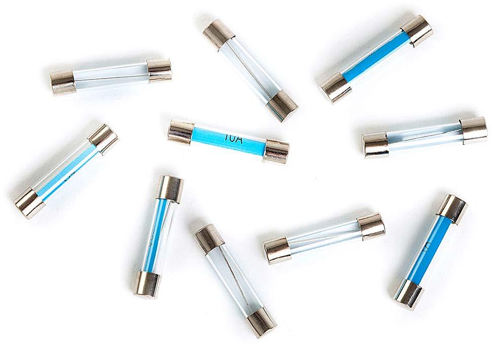 30MM GLASS FUSES Flat ended glass fuses 30mm x 6.3mm.