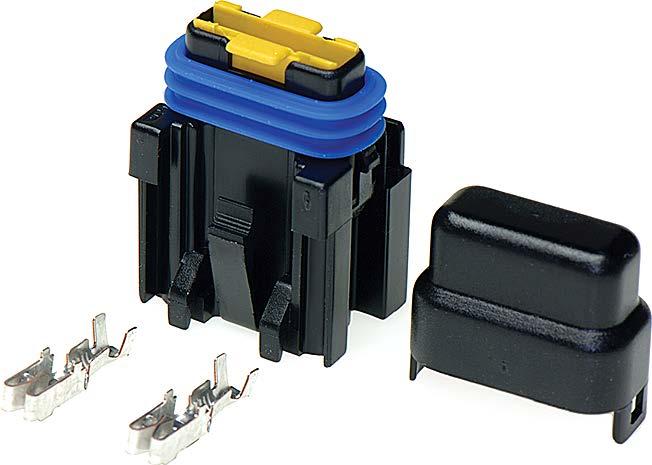 This splash proof fuse holder can be clipped together to form a multiple fuse box.