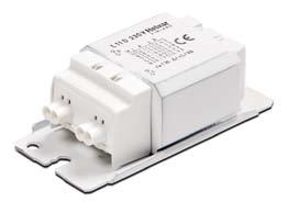 L-D Magnetic ballasts for compact fluorescent lamps tw 130 4-13 W 230 V 50 Hz Meets EN 61347-2-8 & EN 60921requirements Low power losses 100% quality controlled Double wire terminals without screws