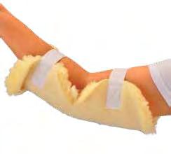 strap allows one size to fit most; removable, washable cotton cover Helps prevent pressure sores and