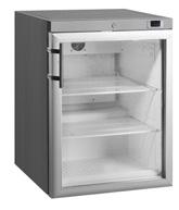 Undercounter: Solid Door Refrigerator/Freezer HBSRNX200 Shown with glass door option These single solid/glass door cabinets are ideal for the storage of food product in your commercial applications.