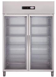Upright: Glass Door Refrigerators HABS non-gastronorm glass door upright refrigerators are finished in 304 stainless steel.