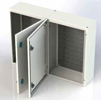 PLUS Wide range of standard sizes and flexibility of manufacturing Boxes can be placed side by side Increased internal capacity (depth) Wider cable entrance, with reflanged and conductive flange