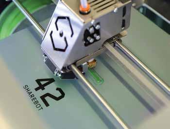 3D printer used to prototype new parts and new ideas