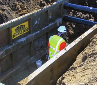 Sanitary Sewer & Water Valves Water Main Storm Sewer 3¾ in. collar pipe for 4 schedule 40 5 in.