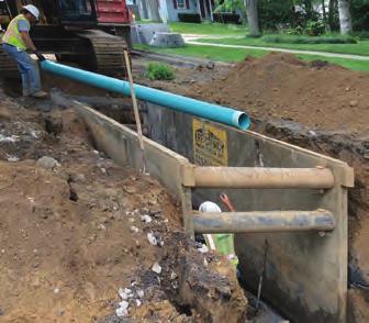 Sanitary Sewer & Water Valves Water Main Storm Sewer Gas and Electric Utility 7 in.