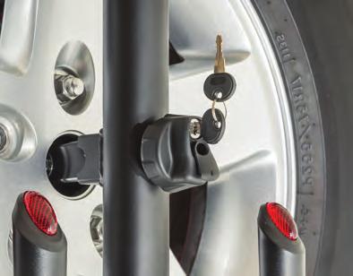 If the knob stops turning before rack is pressing firmly on the tire, a shorter