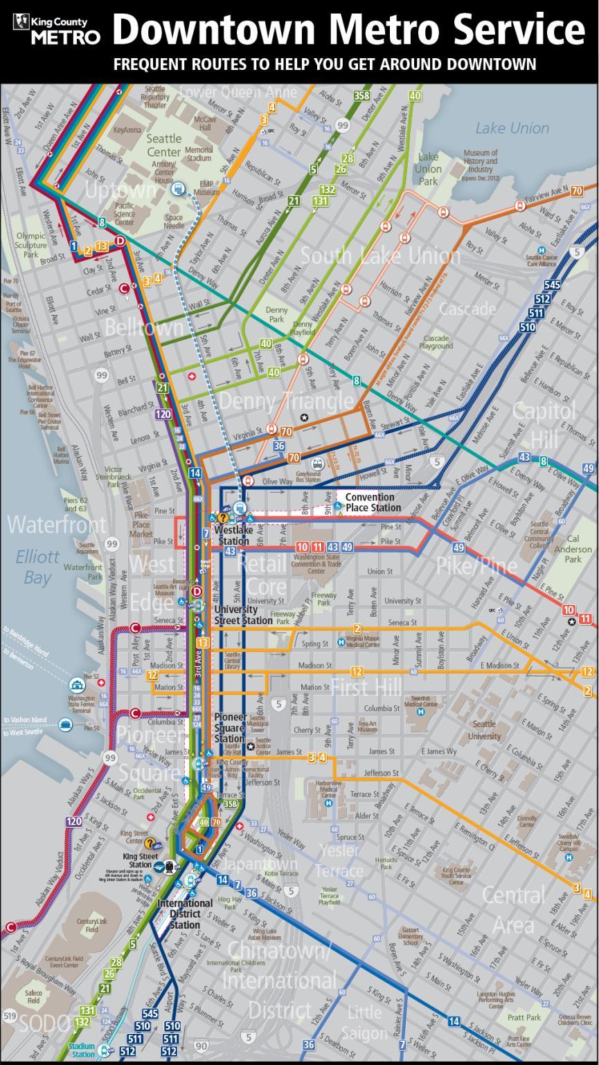 Seattle s Mobility depends on Transit Downtown Seattle: 60.7 million annual rides in Seattle CBD 2.