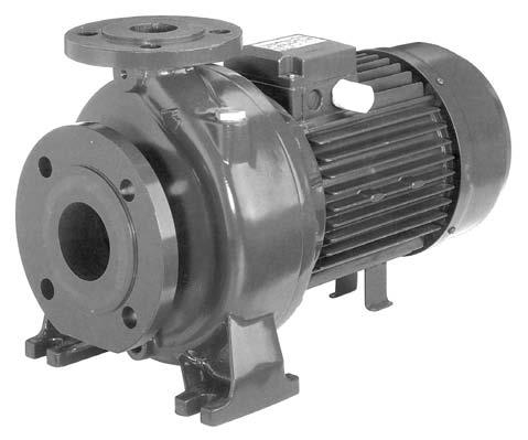 CENTRIFUGAL PUMPS according to DIN 2255 standard End suction centrifugal pumps in accordance with DIN 2255 made of cast iron, applications in water boosting, heating system, airconditioning, washing