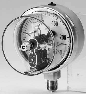 EURO GAUGE ELECTRIC CONTACTS TYPE PRESSURE GUAGE(MODULAR SYSTEM) MODEL : P5(H),52(H/L),53(L),54(H/HH),55(L/LL) PD05-0 SERVICE INTENDED The P50 Series designed for local reading of measured pressure