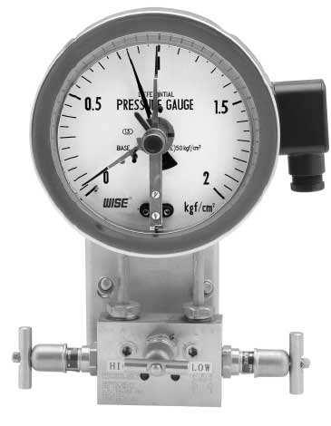 PD06-03 HIGH STATIC DIFFERENTIAL PRESSURE GAUGE WITH ELECTRICAL CONTACT MODEL : P63, P632, P633, P634, P635 SERIES PD06-03 SERVICE INTENDED P63 to P635 series are designed to measure differential