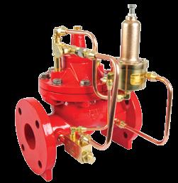 Model 106-RPS-8700A UL / FM Pressure Relief Valve KEY FEATURES UL listed to ANSI/UL 1478A FM approved to FM 1361 Reliable diaphragm actuated Hydraulically operated design Class 150 and 300 flanges