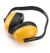 ear muff ET 20 Lightweight ear muff to filter hazardous noise No exposure of metal parts Adjustable ear - cups Soft foam - filled cushions and large ear cup