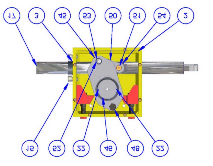 3. DISSASSEMBLY 3.1. DISSASSEMBLY OF DOUBLE CRANK DESIGN 3.1.1. Remove all air connections to actuator and positioner if fitted. 3.1.2. Remove positioner. 3.1.3. Remove the assembled actuator from the valve unless integrally mounted.