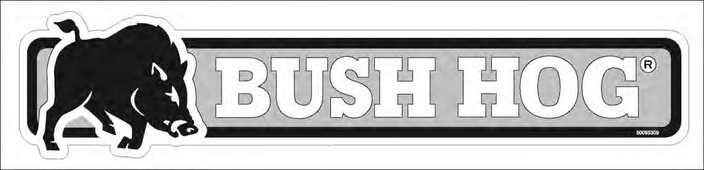 Bush Hog Logo Decal