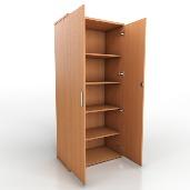 icarus:beech ICB2D-18 ICBBC-18 ICB-2F ICB-3F 1800mm high storage cupboard with 4 x adjustable shelves. 800mm wide x 365mm deep x 1800mm high bookcase with 4 x adjustable shelves.