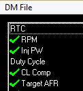 The following pertains to all methods: Duty Cycle Parameter The Duty Cycle parameter indicates TOTAL fuel system duty cycle based on the sum of all of the injector set FLOWS combined.