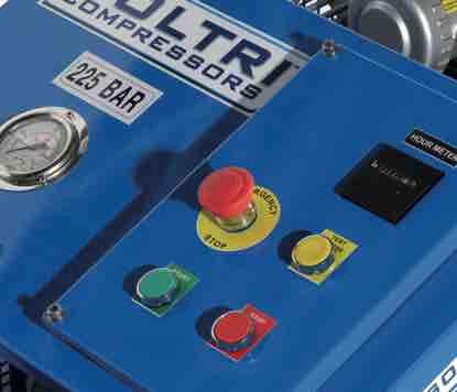 COMPRESSORS Page 12 AUTOMATIC CONTROL PANELS ERGO FRAME HOUR METER EMERGENCY STOP START STOP SC000892 START/STOP - EMERGENCY STOP - HOUR METER SC000892/I MARINE GRADE INOX CONTROL PANEL