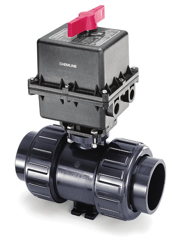 All actuators are CSA approved, have NEMA X enclosures, stainless steel hardware and permanently lubricated gear train ERS Series Electric Q Series Electric Type 21 ball valves up to