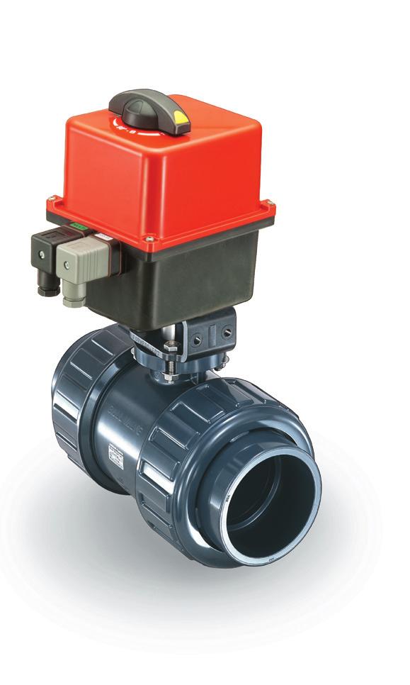 Visual feedback and feedback switches; optional extra switches, feedback potentiometer and feedback transmitter Type 21 ball valves up to 3 3 in-lbs torque On-Off (3 wire) adjustable