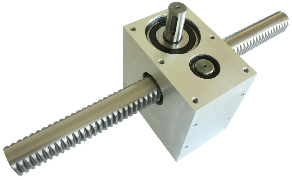 RACK JACK (ROUND RACK TYPE) WITH DOUBLE SIDED TOOTHED RACK The concept of the classic Rack Jack is developed further in the Rack Jack with double sided toothed rack.