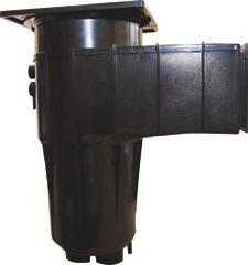 grille - black Main Drain C/W hydro relief valve, collection tube, bush & nipple - black 6 Main
