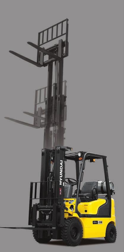 (EPA / CARB Tier 4 Certified) Fast, stable performance The movable mast provides ideal operating conditions when loading and unloading.