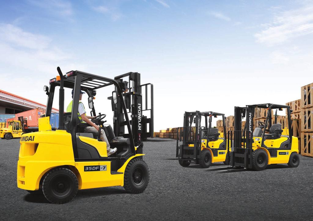 FORKLIFT F Model New criterion of Forklift Trucks introduces a new line of 7series diesel