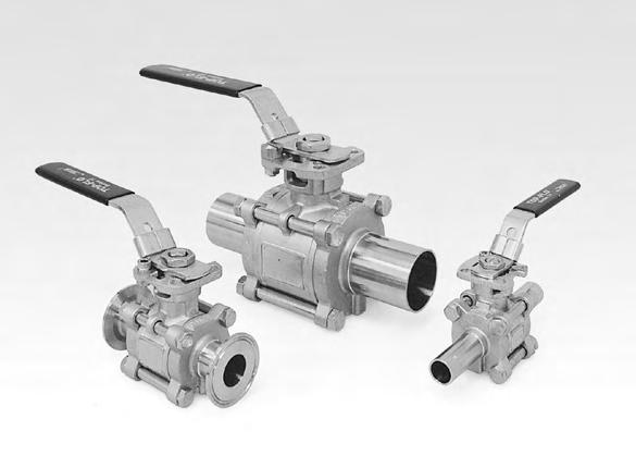 Series 77 High Purity Ball Valves Series 77 Ball Valves feature a high quality 316L investment casting. They are available with sanitary clamp or orbital tube OD ends.