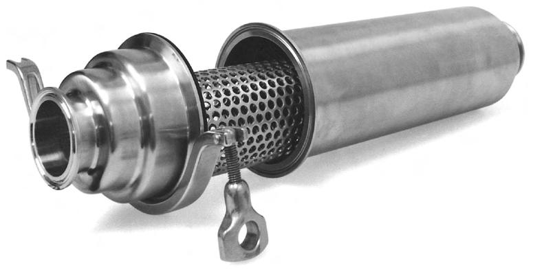 Top-Flo Filters and Strainers Top-Flo in-line stainless steel filters and strainers are specifically designed for the removal of unwanted particles from process line content providing added