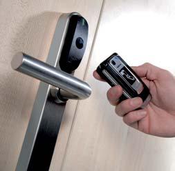 controlled doors. All communications between the carrier and the electronic lock are encrypted and secure. Choice of 40mm narrow or 67mm wide body handle set.