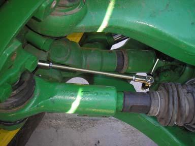 Wheel Angle Sensor Installation Procedure 12. Reattach the linkage assembly and verify that the sensor will not be damaged. Adjust the rod lengths as necessary. See Figure 2-16.