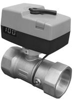 VFB30 Series Issue Date February 1, 2016 20 to 150 mm 2-Way Automatic Flow Balancing Control Ball Valves Low Torque Facilitates the use of smaller, less expensive directmount rotary-motion actuators