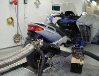 Polyaromatic compounds, PAC (i.e. PAH, nitro-pah & Azaarenes) present in PM emissions from motorcycles. Evaluation of links between emissions and health effects.