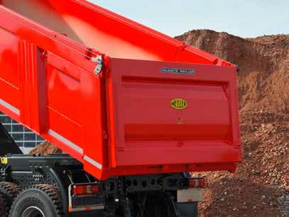 P series H series The P series with half-round tipper body The HE series with an angular tipper body shape is optimised to the payload through shape is designed for heavy duty use.