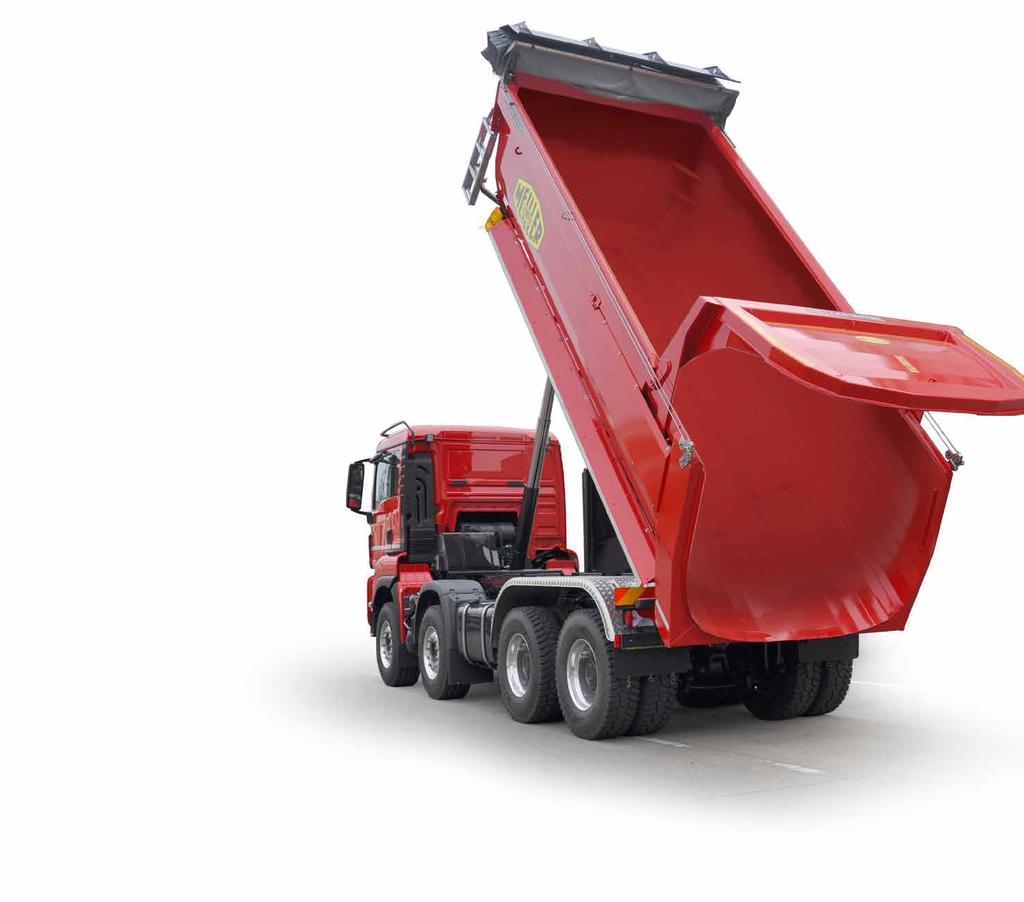 Tipper bodies for daily practical use The right superstructure for all purposes MEILLER tipper bodies are designed for a long service life: they are